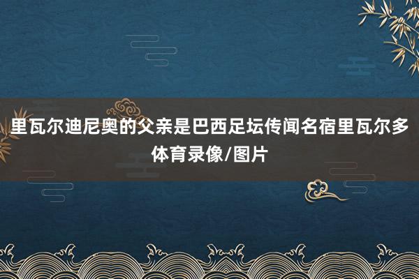 里瓦尔迪尼奥的父亲是巴西足坛传闻名宿里瓦尔多体育录像/图片