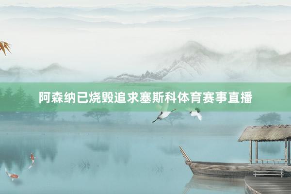 阿森纳已烧毁追求塞斯科体育赛事直播