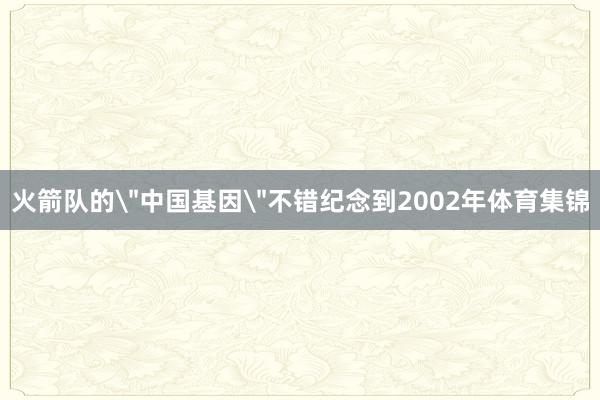 火箭队的