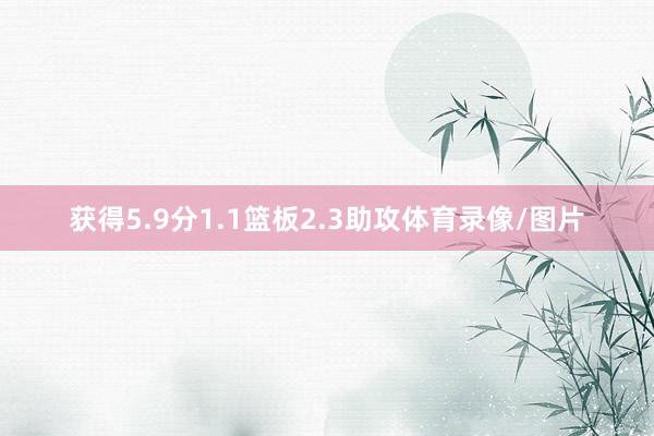 获得5.9分1.1篮板2.3助攻体育录像/图片